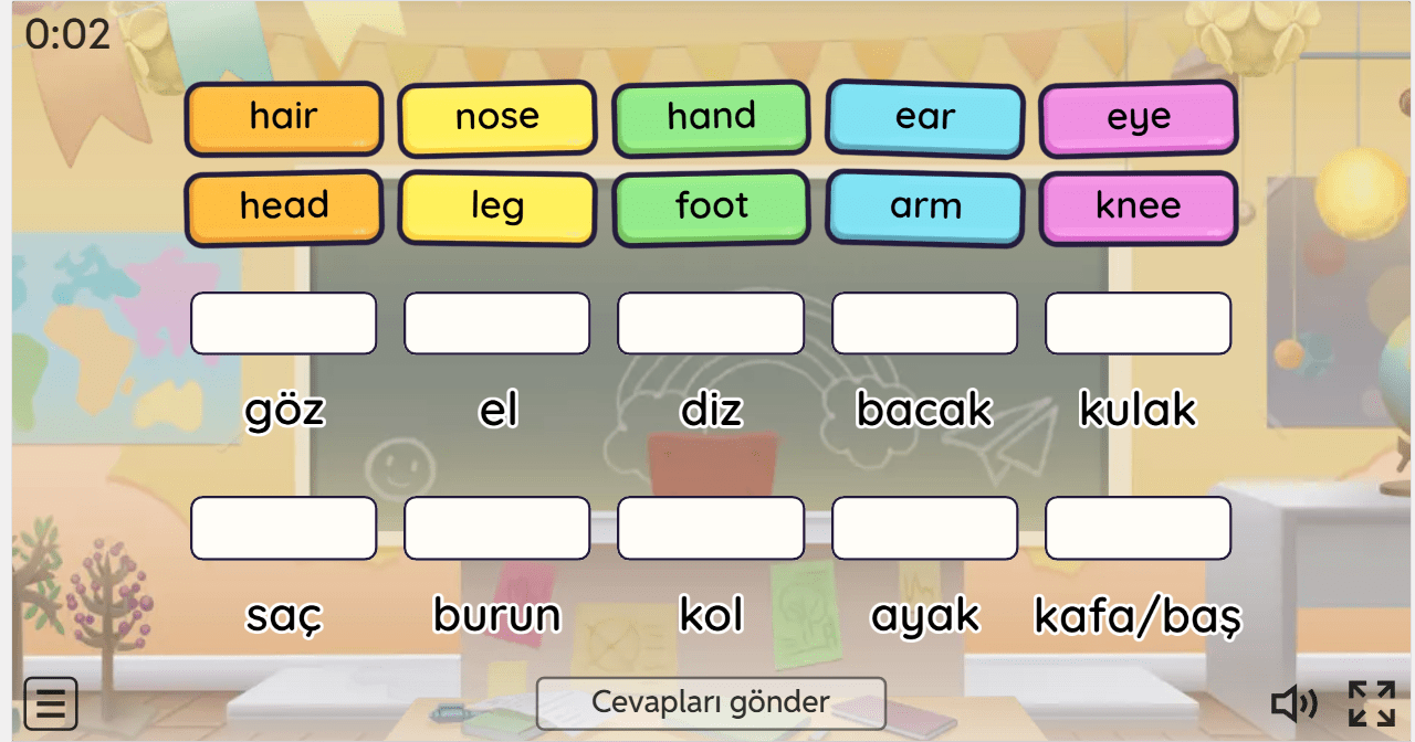 Maarif Modeli - 5.3 Body Parts 1